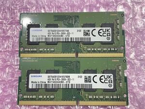 SAMSUNG PC4 2666V 4GB×2枚(8GB) DDR4 SO-DIMM.