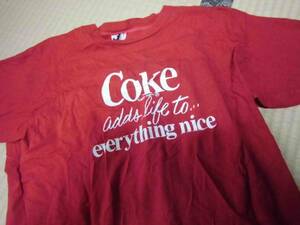 即決 【希少】 USA製 ７０年代 コカコーラ Tシャツ ヴィンテージ Tシャツ 美品 Lサイズ さわやかテイスティー♪