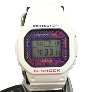 G-SHOCK ジーショック 【men1075D】 DW-5600DN-7DR デジタル スクエア 腕時計 クォーツ ウォッチ ホワイト スポーティ タグ付 美品 GB