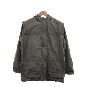 イングランド製 Barbour バブアー DURHAM ダーハム オイルドジャケット ユーロ ブラウン (メンズ 38 R) 中古 古着 P6466