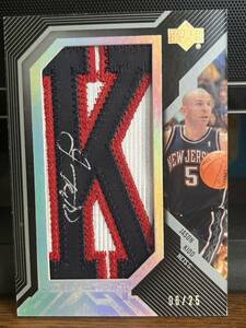 JASON KIDD UPPER DECK 07-08UD BLACK 直筆サインカード 06/25