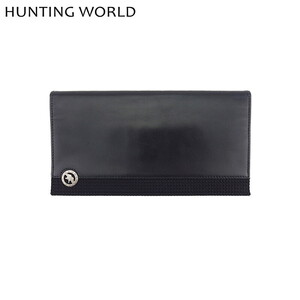 ハンティングワールド 長札入れ 札入れ メンズ エレファントマーク ロゴプレート HUNTING WORLD 中古