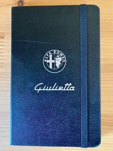 ◆★【used】アルファロメオ ALFA ROMEO★モレスキン MOLESKINE ノート 手帳 メモ帳 ジュリエッタ 黒