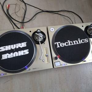 レア！美品！シャンパンゴールドカスタム！ Technics SL-1200 MK3D 2台セット！！