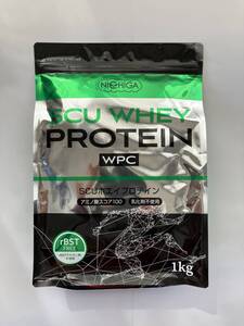 未開封　WPC ホエイ　プロテイン　NICHIGA 1㎏×3=3kg 　賞味期限2025/4月