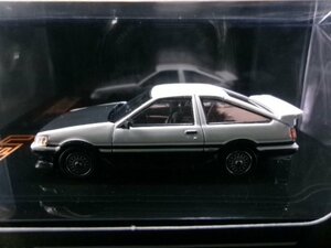 未開封 ホビージャパン 1/64 トヨタ カローラ レビン AE86 3ドア カスタムVer. ホワイト/ブラック (1534-421)