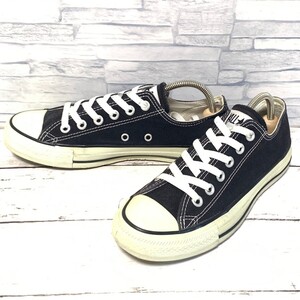 R7785bL CONVERSE コンバース ALL STAR キャンバスオールスターOX ローカットスニーカー ブラック 黒 レディース 24.5cm M9166