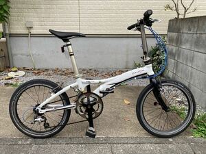 DAHON VISC P20 ダホン ヴィスク Ｐ20 ホワイト 前2段×後10段変速 シマノTiagra アルミフレーム 折り畳み自転車【手渡し限定 越谷市】