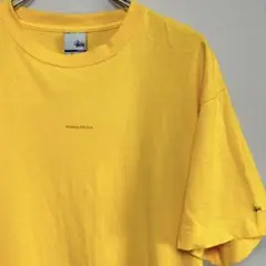 OLD stussy オールド ステューシー Tシャツ USA製 黄色 イエロー