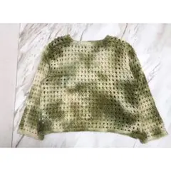 macmahon knitting mills タイダイ染め クロシェニット