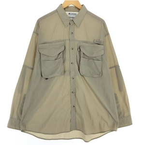 古着 コロンビア Columbia PFG 長袖 フィッシングシャツ メンズXL相当 /eaa471243