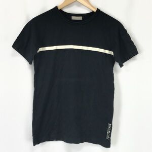 日本製★ヒロミチナカノ/hiromichi BY HIROMICHI NAKANO★ラグラン袖/半袖Tシャツ【メンズM程度/黒/black】Tops/Shirts◆BH794