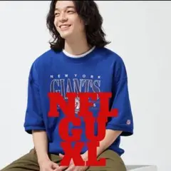 049 GU NFL ニューヨークジャイアンツ スウェット　Tシャツ 半袖