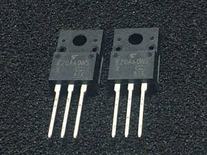 東芝　パワーMOSFET　TK20A60W5　600V　20A　9個