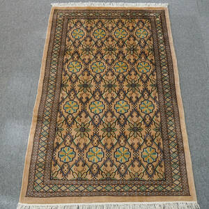  パキスタン手織り絨毯 ウール size:120×80cm　アクセントラグ