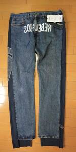 アンダーカバー　リーバイス　undercover levis 36 uc コラボ　デニムジーンズ　denim pants UNDERCOVER ハイブリッド　デニムパンツ