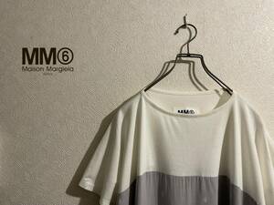 ◯ イタリア製 Maison Martin Margiela MM6 スクエア カットソー / メゾン マルタン マルジェラ Tシャツ 白 S Ladies #Sirchive