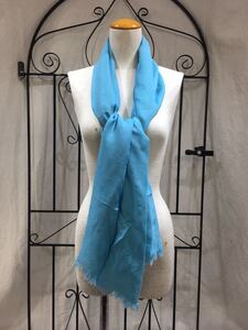 HERMES SILK100% SHAWL MADE BY MARGIELA MADE IN FRANCE/エルメスマルジェラ期シルク100%ショール(ストール)