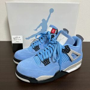 【未使用に近い】NIKE ナイキ AIR JORDAN 4 RETRO UNIVERSITY BLUE エアジョーダン4 ユニバーシティブルー CT8527-400 26㎝