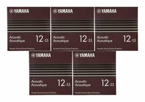 ★YAMAHA GSA12P ×5 [12-53] フォスファーブロンズ アコースティックギター弦 ライトゲージ★新品送料込/メール便