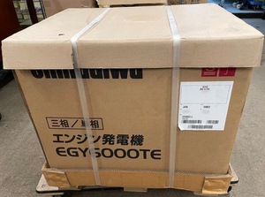 10000円スタート！！新ダイワ　 エンジン発電機　三相200V、単相100V　EGY6000TE-A ④