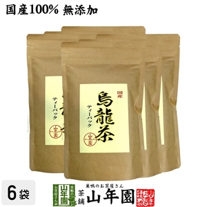 健康茶 国産100% 烏龍茶 ウーロン茶 ティーパック 2.5g×24パック×6袋セット 無添加 送料無料