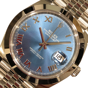 ロレックス ROLEX デイトジャスト41 126300 ブルーローマン SS 腕時計 メンズ 中古