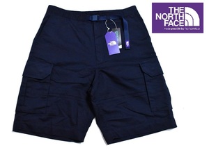 【送料無料】THE NORTH FACE PURPLE LABEL ノースフェイス パープルレーベル ストレッチ ツイル カーゴ ショーツ 34 ネイビー NT4307N