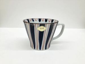 新品★有田焼★マグカップ★花かご★赤★マグ★NO324