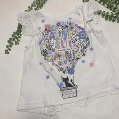 ★値下げ　ANNA SUI Mini　Ｔシャツ　80cm 白