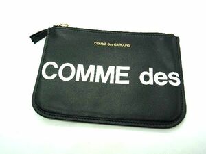 ■美品■ COMME des GARCONS コム デ ギャルソン レザー コインケース コインパース 小銭入れ ブラック系 DF1749