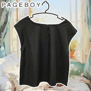 PAGE BOY alicia ページボーイアリシア ブラウスフレンチスリーブ クルーネック　eg856