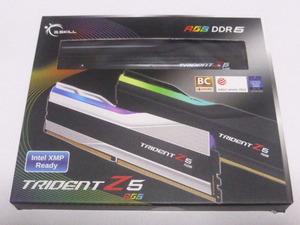 メモリ デスクトップパソコン用 G.SKILL TRIDENT Z5 RGB DDR5-6400 PC5-51200 32GBx2枚合計64GB 起動確認済です F5-6400J3239G32GX2-TZ5RK