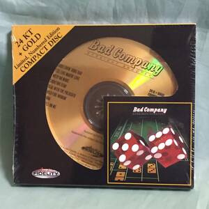 Bad Company / Straight Shooter 24 KT + Gold limited, numbered edition compact disc 未開封