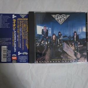 94年★国内盤★帯付★LION★Dangerous Attraction★ライオン★デンジャラス アトラクション★ピクチャーCD #BAD MOON RISING #TYTAN