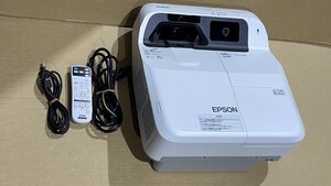 簡易チェック★動作品 EPSON エプソン プロジェクター EB-685WT ランプ点灯時間410H/31H☆投影OK★ES1122