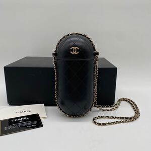 ◇【売り切り】CHANEL（シャネル）マトラッセ チェーンショルダーバッグ ポーチ メガネケース ※箱付き