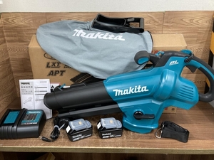 002○未使用品○マキタ makita 充電式ブロワ集じん機 MUB187DSF バッテリ-2個 +高崎店+