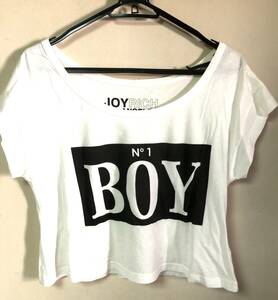 JOYRICH(ジョイリッチ) BOYロゴ Tシャツ BOY No.1 JOYRICH LOS ANGELES Sサイズ BOY ボウイ