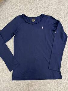 ラルフローレンキッズ☆RalphLauren☆長袖Tシャツ　紺☆160