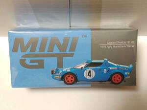1/64 MINI GT ランチア ストラトス HF モンテカルロラリー 1979 優勝車 #4 左ハンドル MGT00504
