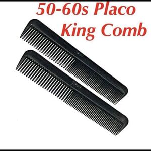 50-60s Placo ビンテージ コーム ロカビリー 矢沢永吉 キャロル Placo King Comb DEAD STOCK 黒色 ACE ピンクドラゴン クリームソーダ