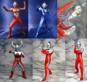 HD ウルトラマン 伝説の系譜 全5種 送料400円 箱付 セブン2種 父