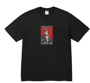 送料無料 【黒・XXL】American Psycho Tee supreme 国内 新品未開封 23aw シュプリーム アメリカン サイコ ティー ブラック XXLarge black