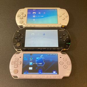 SONY PSP本体 PSP-2000/PSP1000 計3台 管理⑨