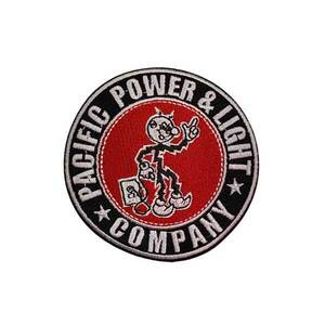 ワッペン レディキロワット サークル Reddy Kilowatt 世田谷ベース アメリカ雑貨 アメリカン雑貨