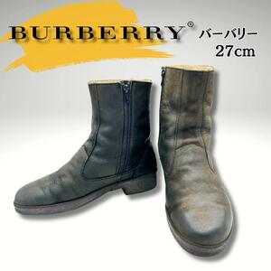 Burberry’s バーバリー　ムートンブーツ　ビンテージ 27cm