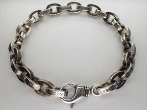 正規品★CHROME HEARTS ★ ラージペーパーチェーンブレスレット「20㎝」31.5ｇ