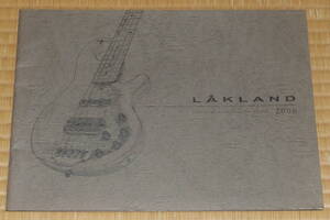 2006 LAKLAND Bass Guitar Catalog ☆ レイクランド ベースギター カタログ