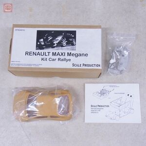 未組立 SCALE PRODUCTION 1/24 ルノー マキシ メガーヌ トランスキット レジン RENAULT MAXI Megane Kit Car Rallye 現状品【10